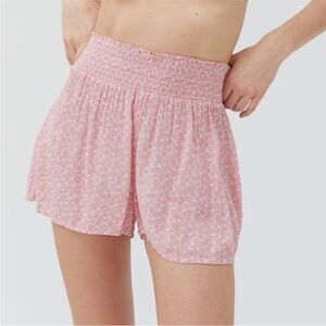 Urban Outfitters Pink Floral Women Shorts